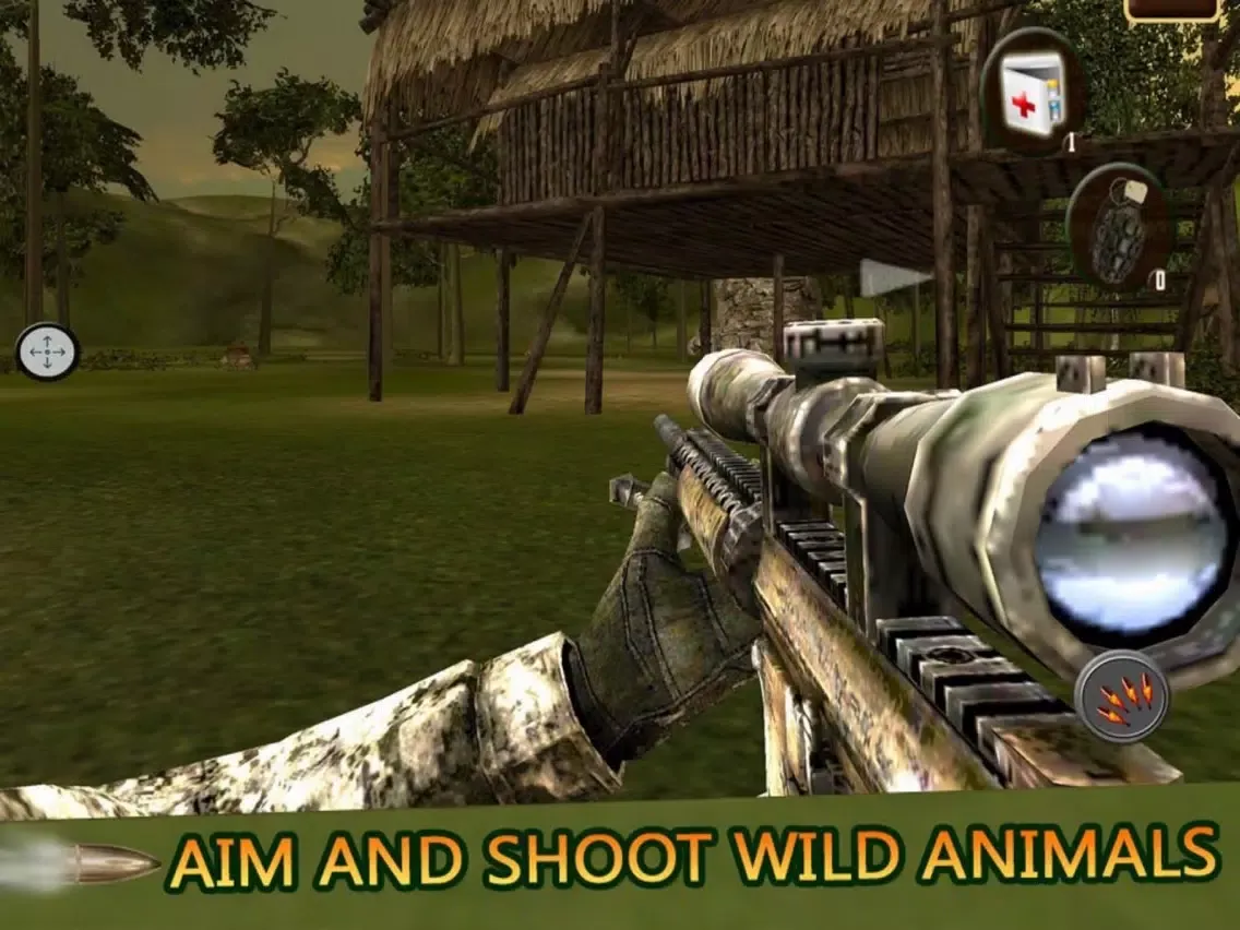 Jungle Hunter Animal - Wolf Shoot Wild iPad  स्क्रीनशॉट