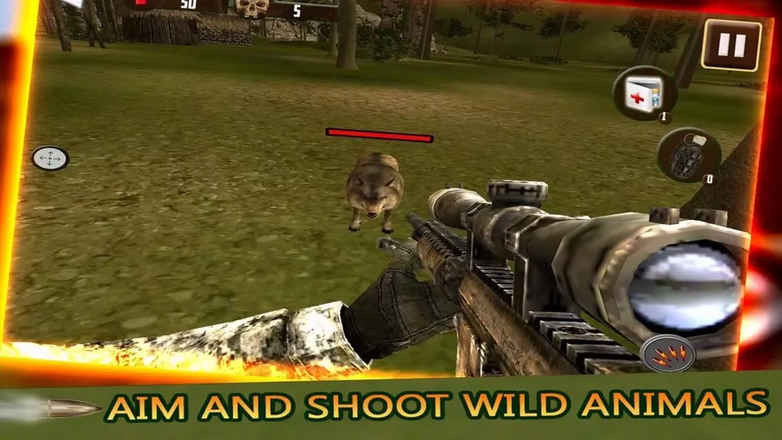 Jungle Hunter Animal - Wolf Shoot Wild स्क्रीनशॉट