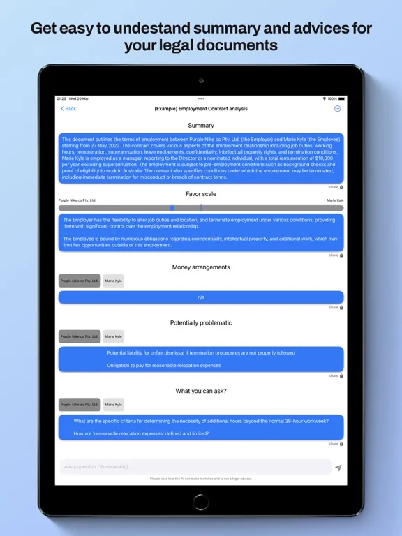 Скриншоты DocExplainer: explain document iPad 