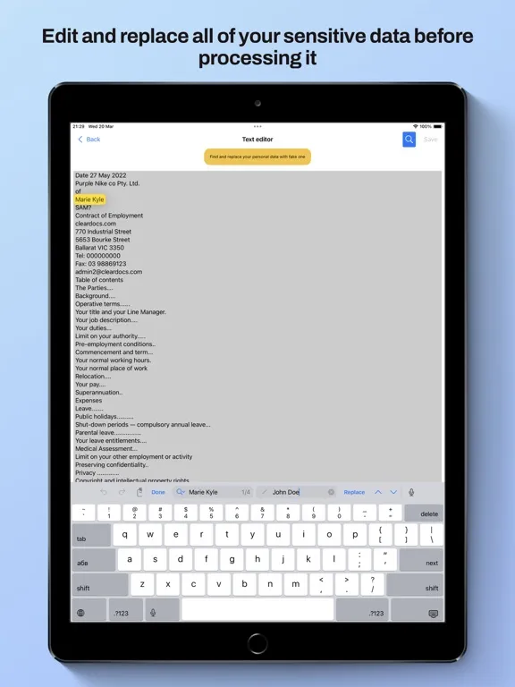 Скриншоты DocExplainer: explain document iPad 
