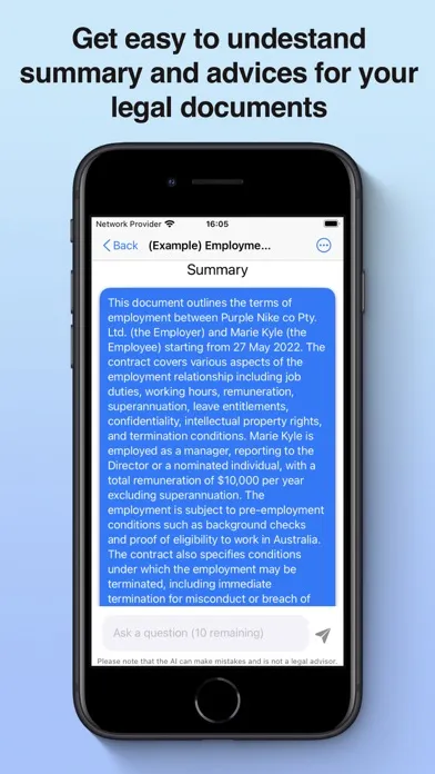 Скриншоты DocExplainer: explain document