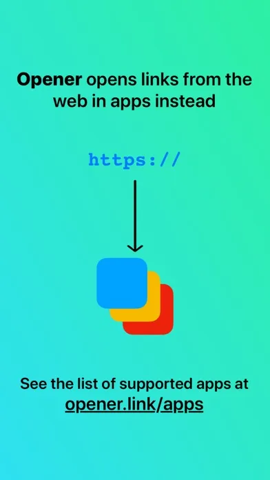 Opener ‒ open links in apps سکرین شاٹس