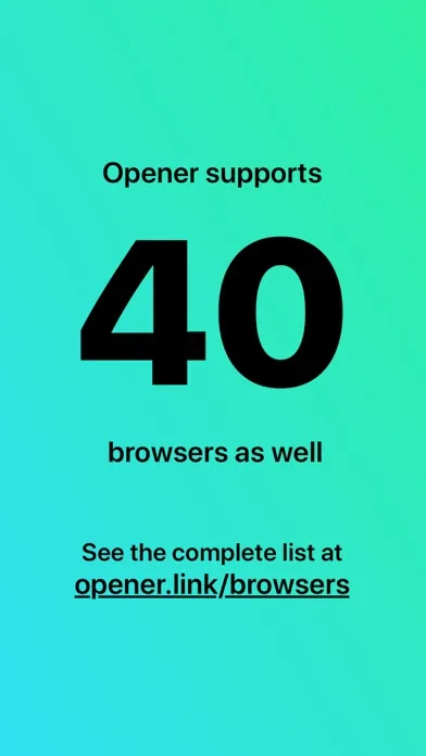 Opener ‒ open links in apps سکرین شاٹس
