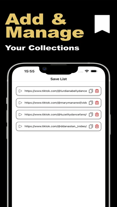 ภาพหน้าจอของ SnapTik : TikTok saver