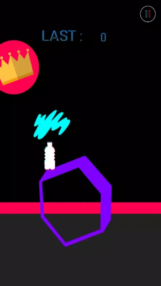 Tangkapan skrin Tik Tok Challenge Bottle Jump