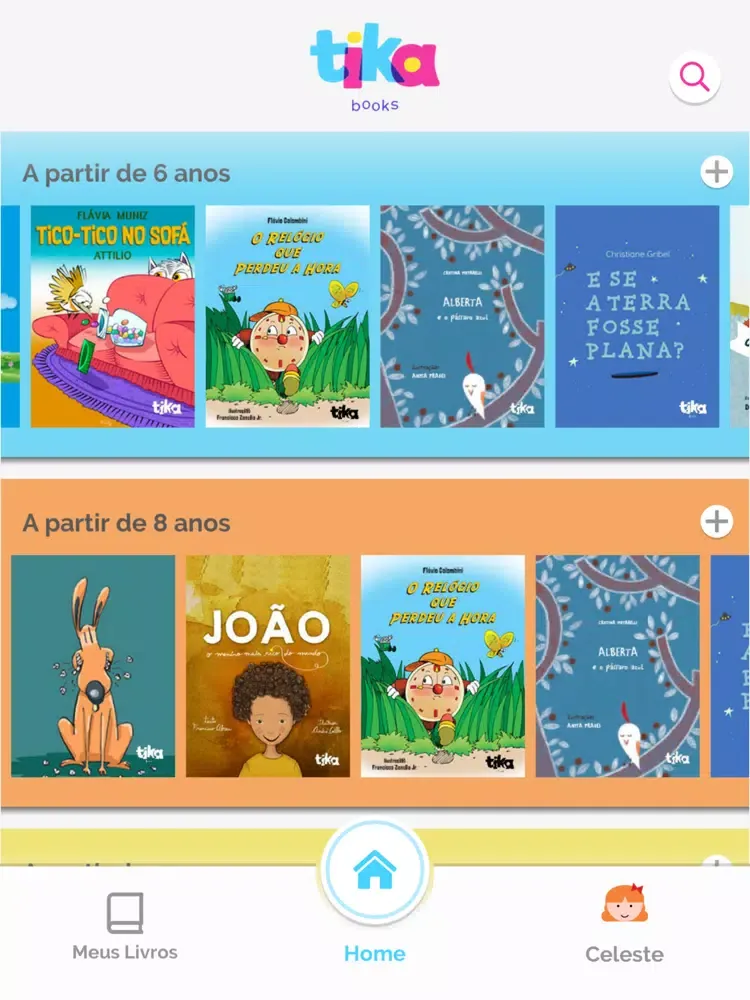 Tika Books iPad  スクリーンショット