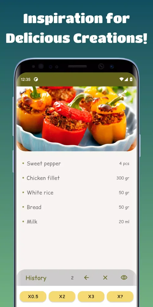 Screenshot di Recipe calculator - CookBook