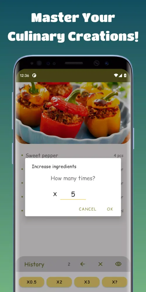 Screenshot di Recipe calculator - CookBook