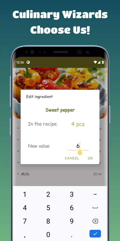 Screenshot di Recipe calculator - CookBook