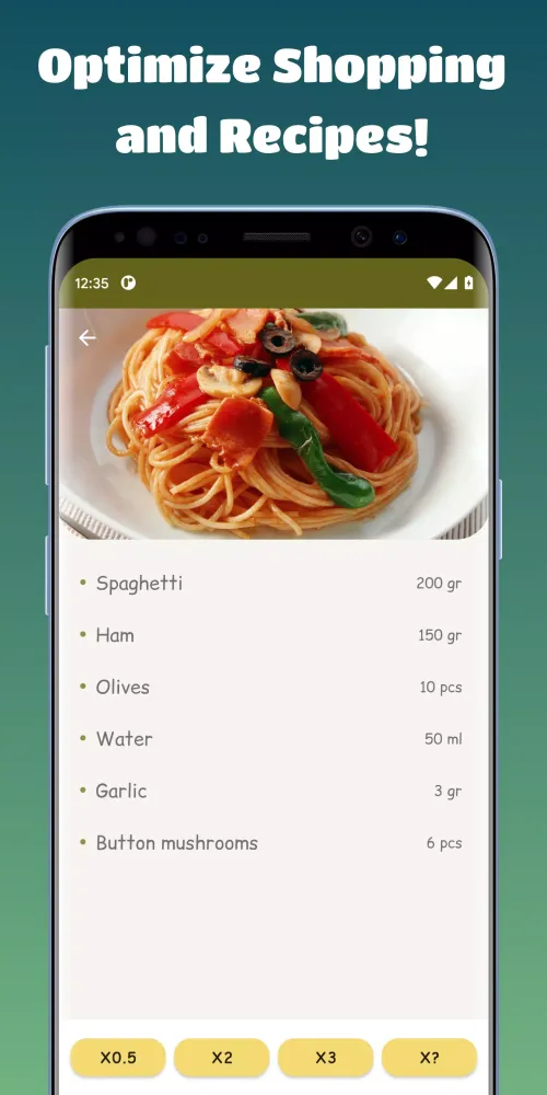 Screenshot di Recipe calculator - CookBook