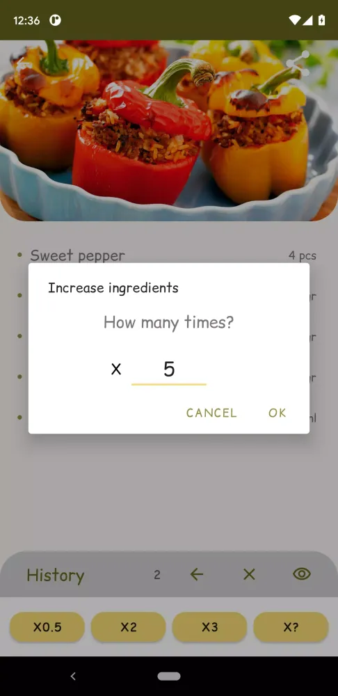 Screenshot di Recipe calculator - CookBook