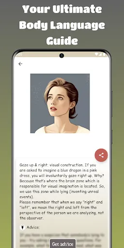 Capturas de tela do Trick me - Body language book