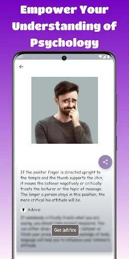 Capturas de tela do Trick me - Body language book