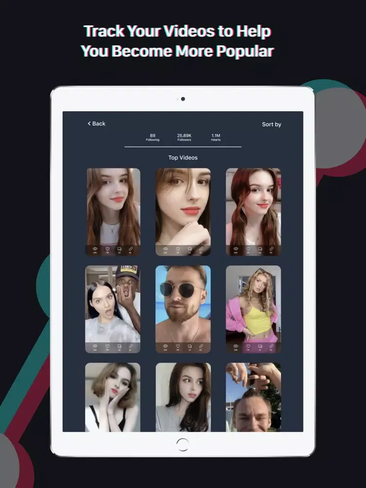 Zrzuty ekranu Followers - for Tik Tok iPad 