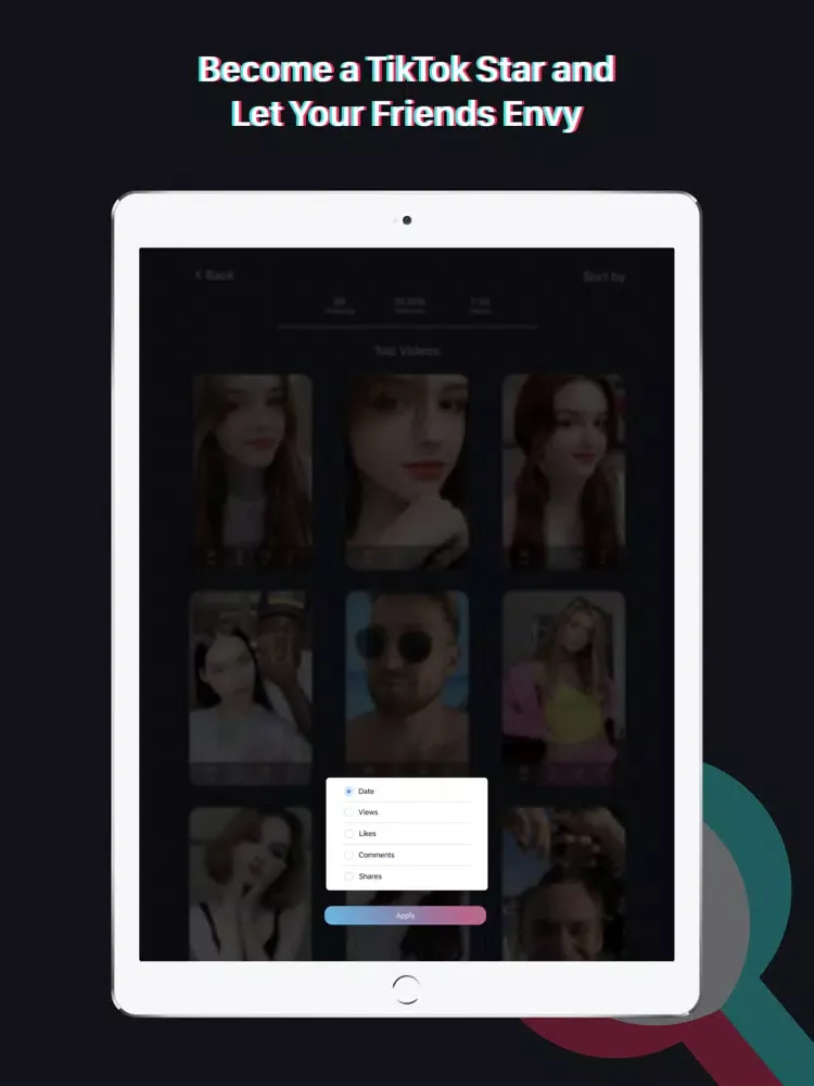 Zrzuty ekranu Followers - for Tik Tok iPad 