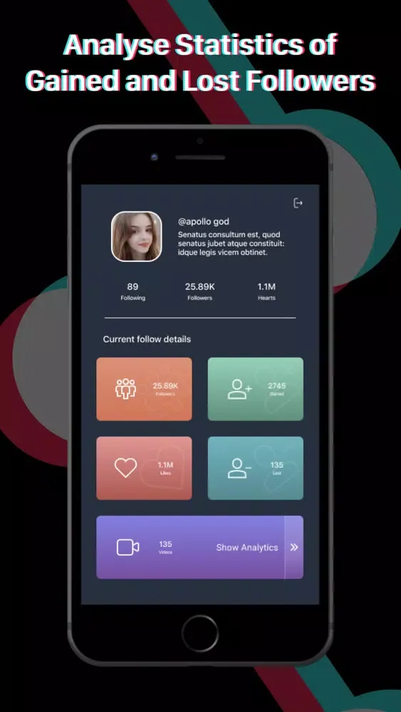 Zrzuty ekranu Followers - for Tik Tok