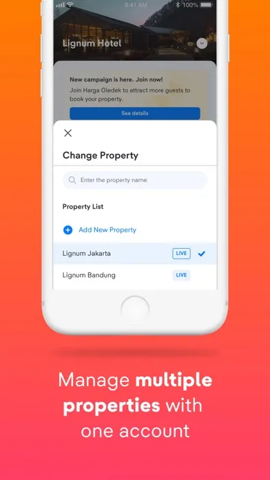 ภาพหน้าจอของ Lignum by tiket.com (Extranet)