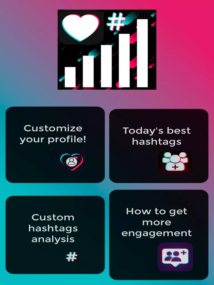 Zrzuty ekranu Tikfans Followers Boost Tags iPad 