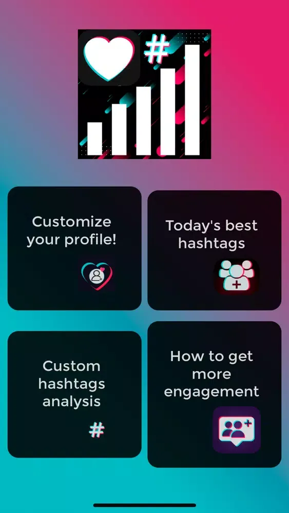 Zrzuty ekranu Tikfans Followers Boost Tags