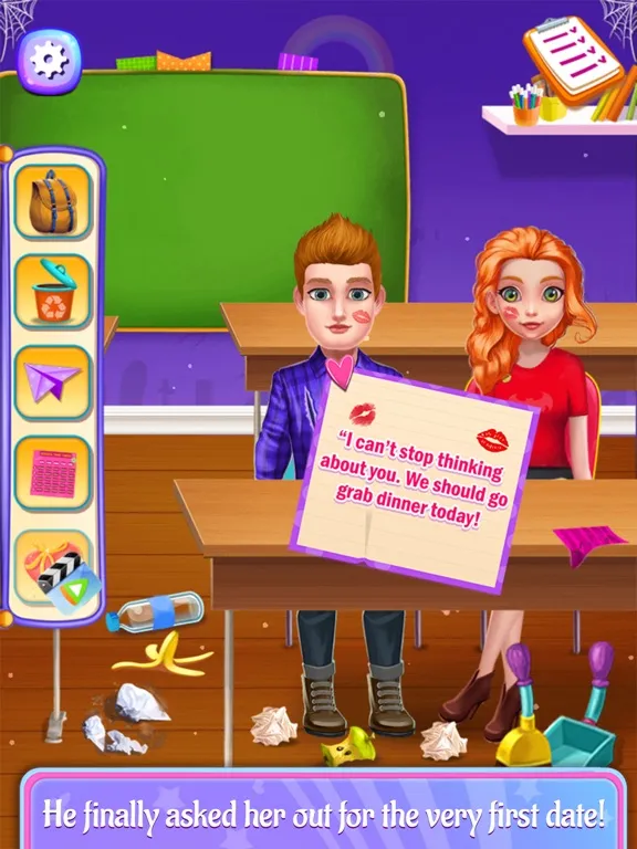 High School Vampire Love Story iPad 應用截圖