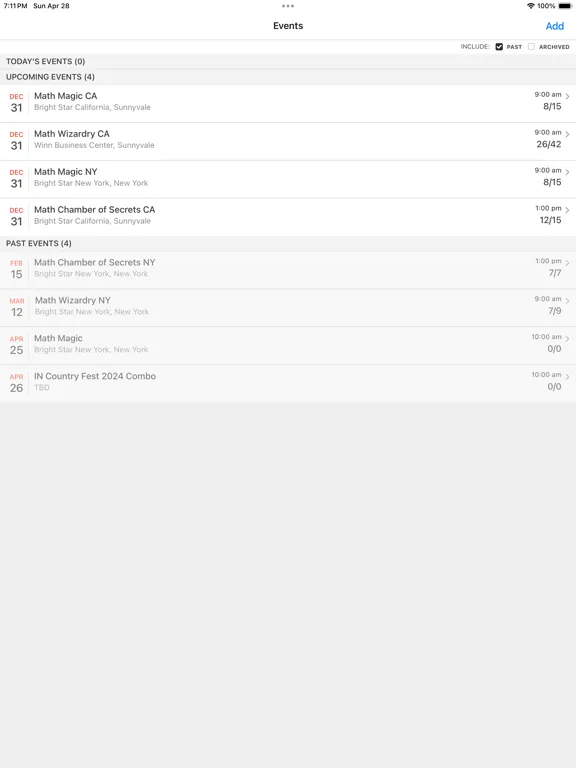 Tikkl Check-In iPad  Screenshots