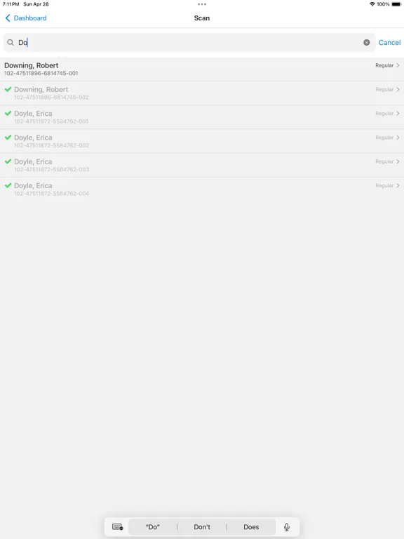 Tikkl Check-In iPad  Screenshots