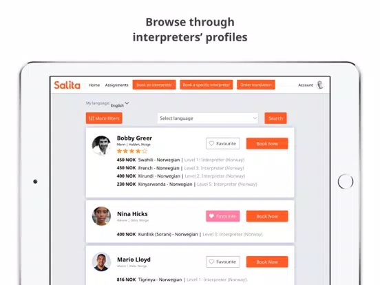 Salita iPad  Screenshots
