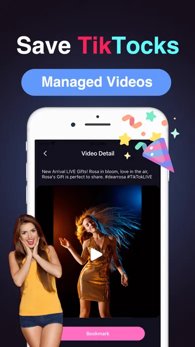 ภาพหน้าจอของ TikMark - Manage Tick Video