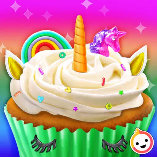 Unicorn Rainbow Cupcake