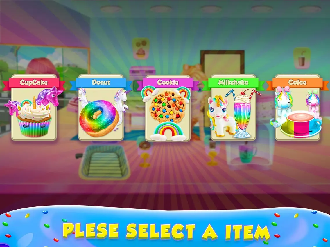Unicorn Rainbow Cupcake iPad  Screenshots