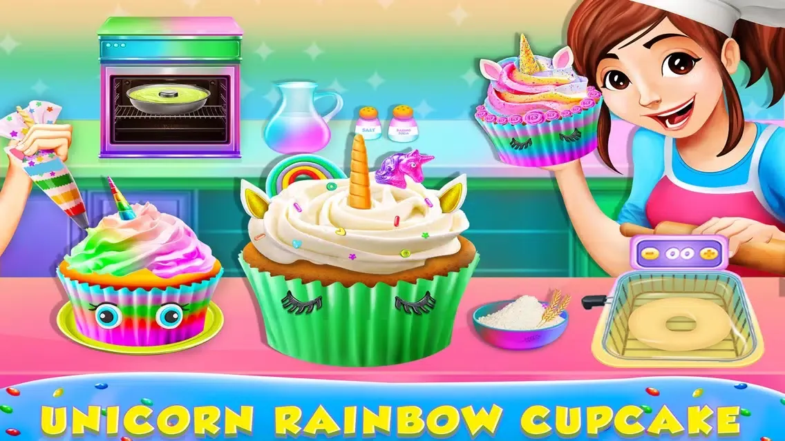 Unicorn Rainbow Cupcake Screenshots