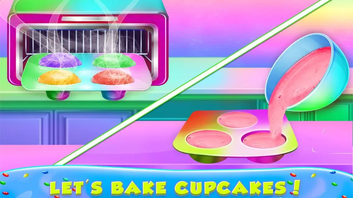 Unicorn Rainbow Cupcake Screenshots