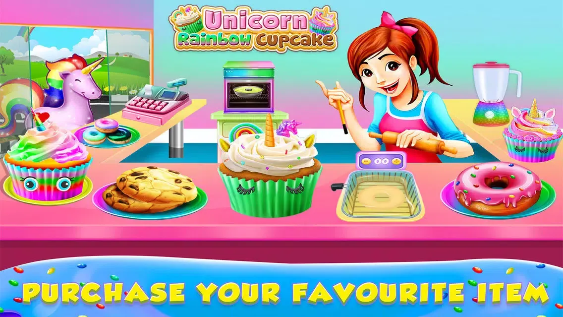 Unicorn Rainbow Cupcake Screenshots