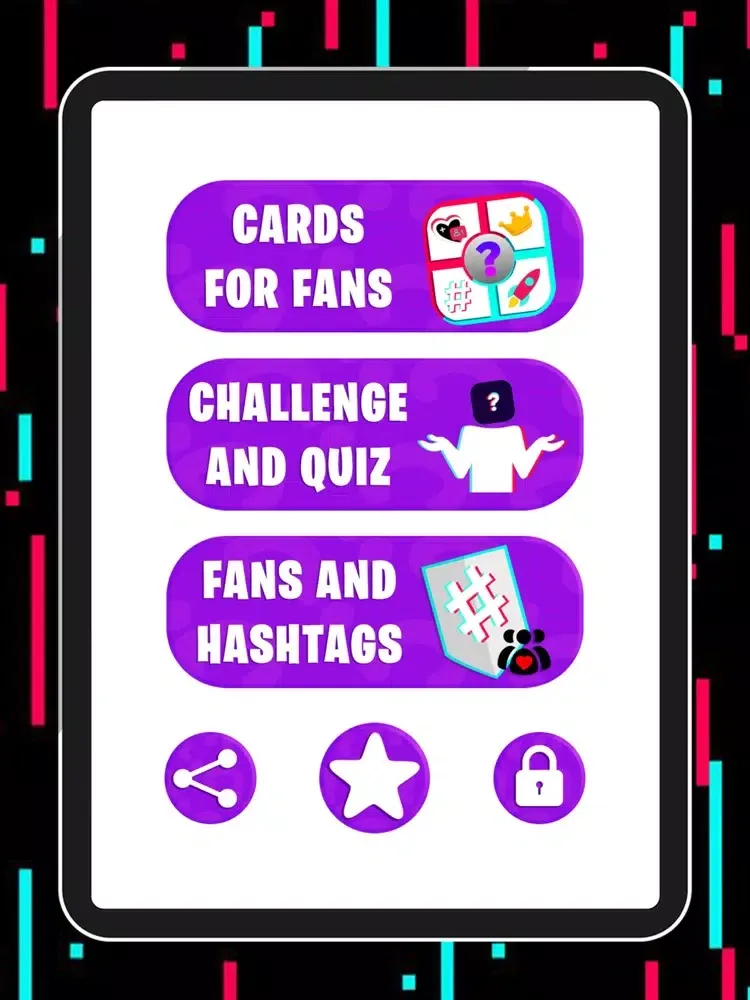 Capturas de pantalla de Tiktok Fans and Cards iPad 