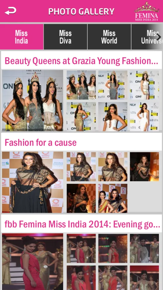 Screenshot di Miss India