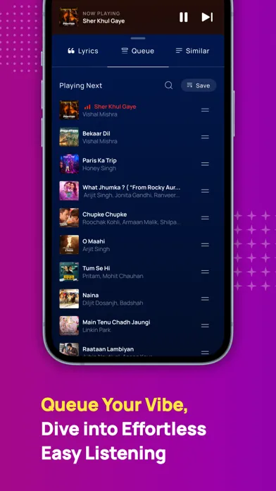 Capturas de tela do Gaana Music - Songs & Podcasts