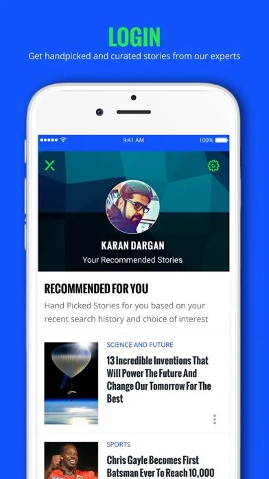 ภาพหน้าจอของ Indiatimes - Trending News App