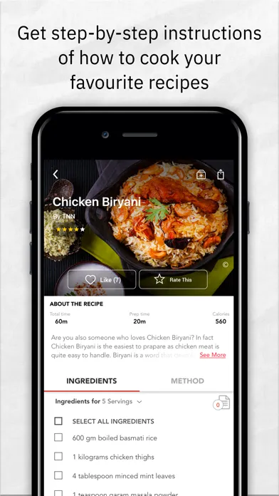 Ảnh chụp màn hình của Times Food