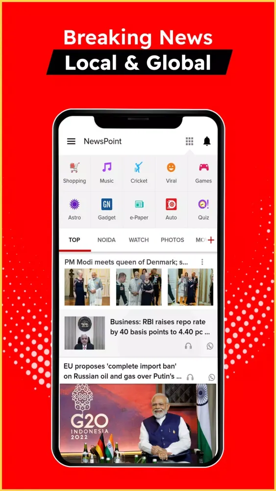 Newspoint: Public News App Screenshots