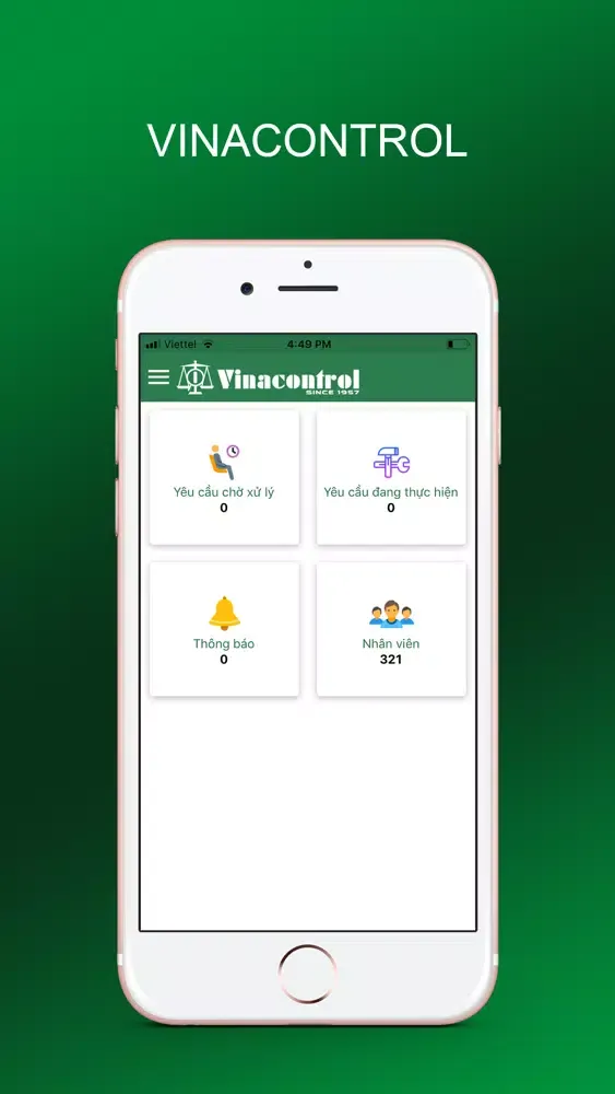 Zrzuty ekranu Vinacontrol