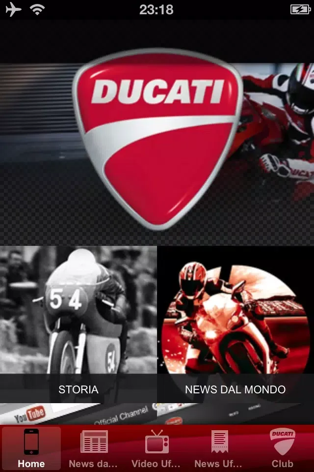 Ducati Fan App Screenshots