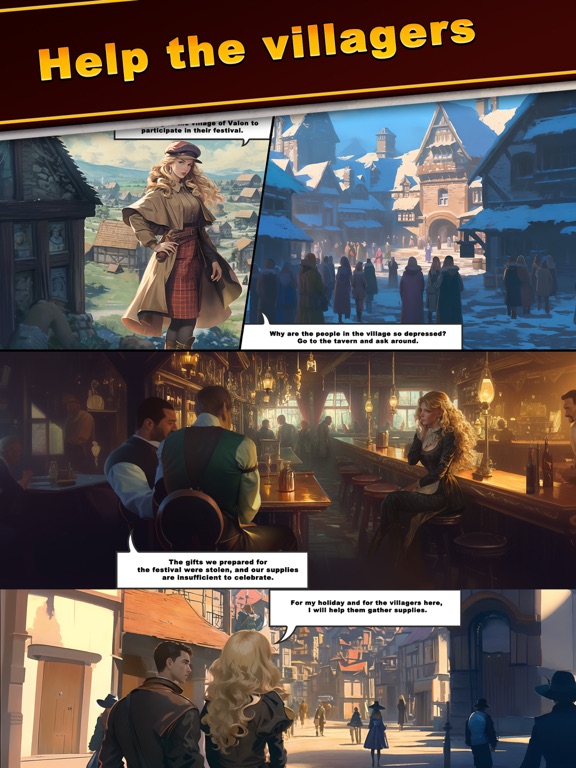 Capturas de pantalla de Mystery Village Adventure iPad 