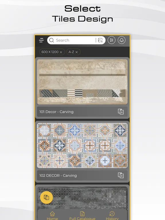 Screenshot di Tiles Catalogue Maker iPad 