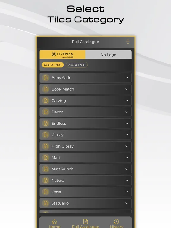Screenshot di Tiles Catalogue Maker iPad 
