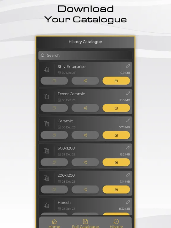 Screenshot di Tiles Catalogue Maker iPad 