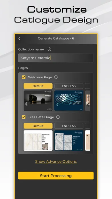 Screenshot di Tiles Catalogue Maker