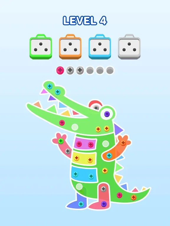 Tangkapan layar Screw Sort Jam -Pin Jam Puzzle iPad 