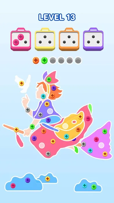 Tangkapan layar Screw Sort Jam -Pin Jam Puzzle
