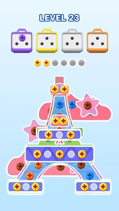 Tangkapan layar Screw Sort Jam -Pin Jam Puzzle