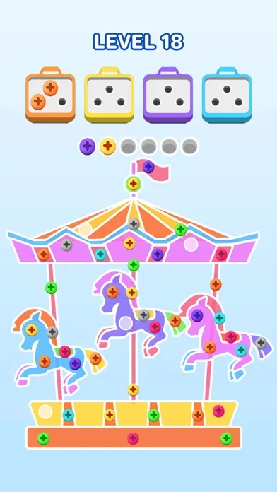 Tangkapan layar Screw Sort Jam -Pin Jam Puzzle